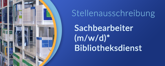 Sachbearbeiter (m/w/d)* Bibliotheksdienst Sachbearbeiter m w d Bibliotheksdienst