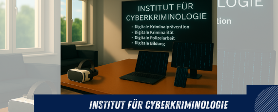 Titelbild Institut für Cyberkriminologie , KI generiert