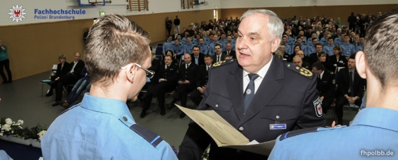 Ernennung durch Polizeipräsident Mörke