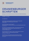 Cover Oranienburger Schriften 1/2014